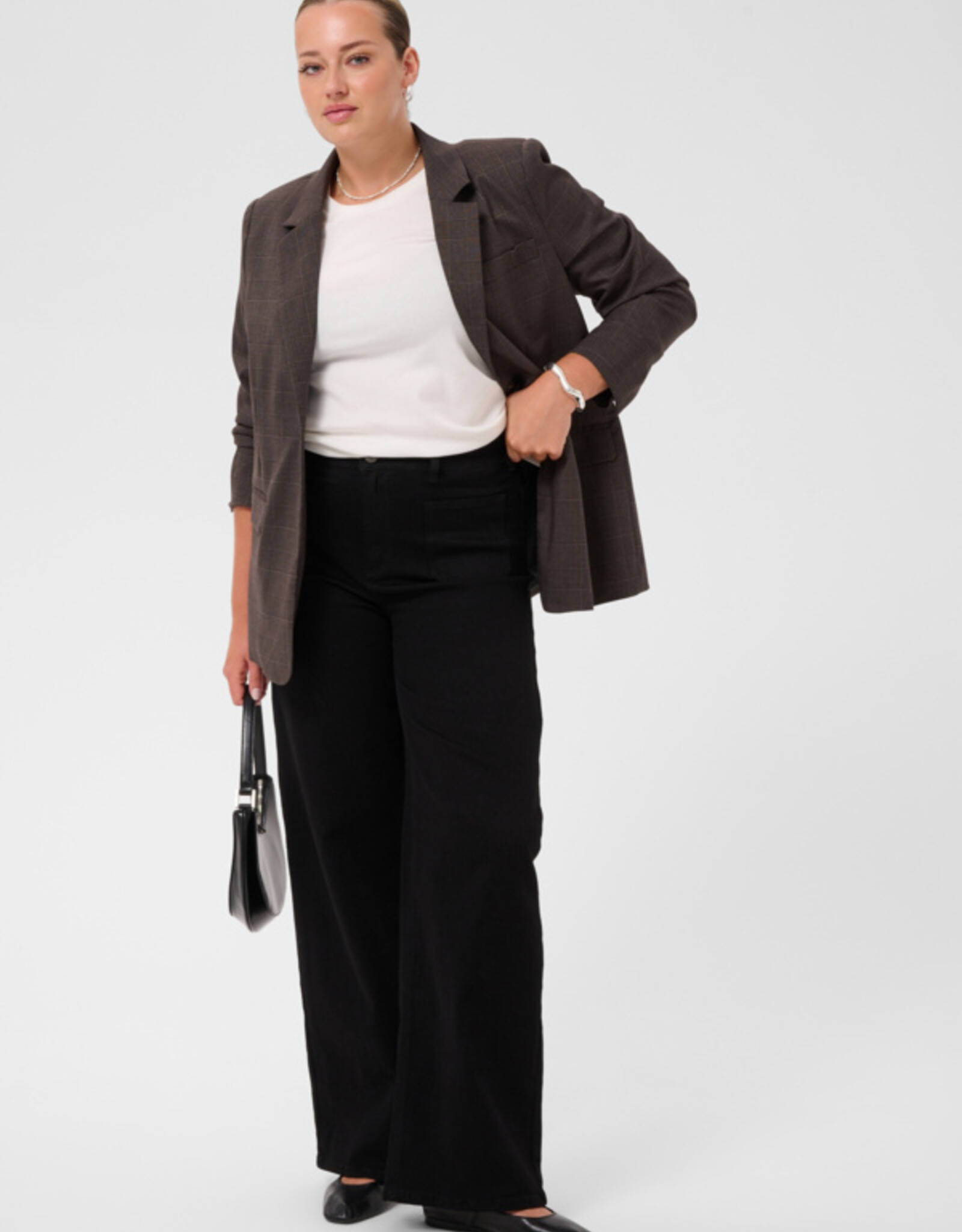 Kaffe Curve Kaffe Curve- KCbrookie Wide leg Jeans