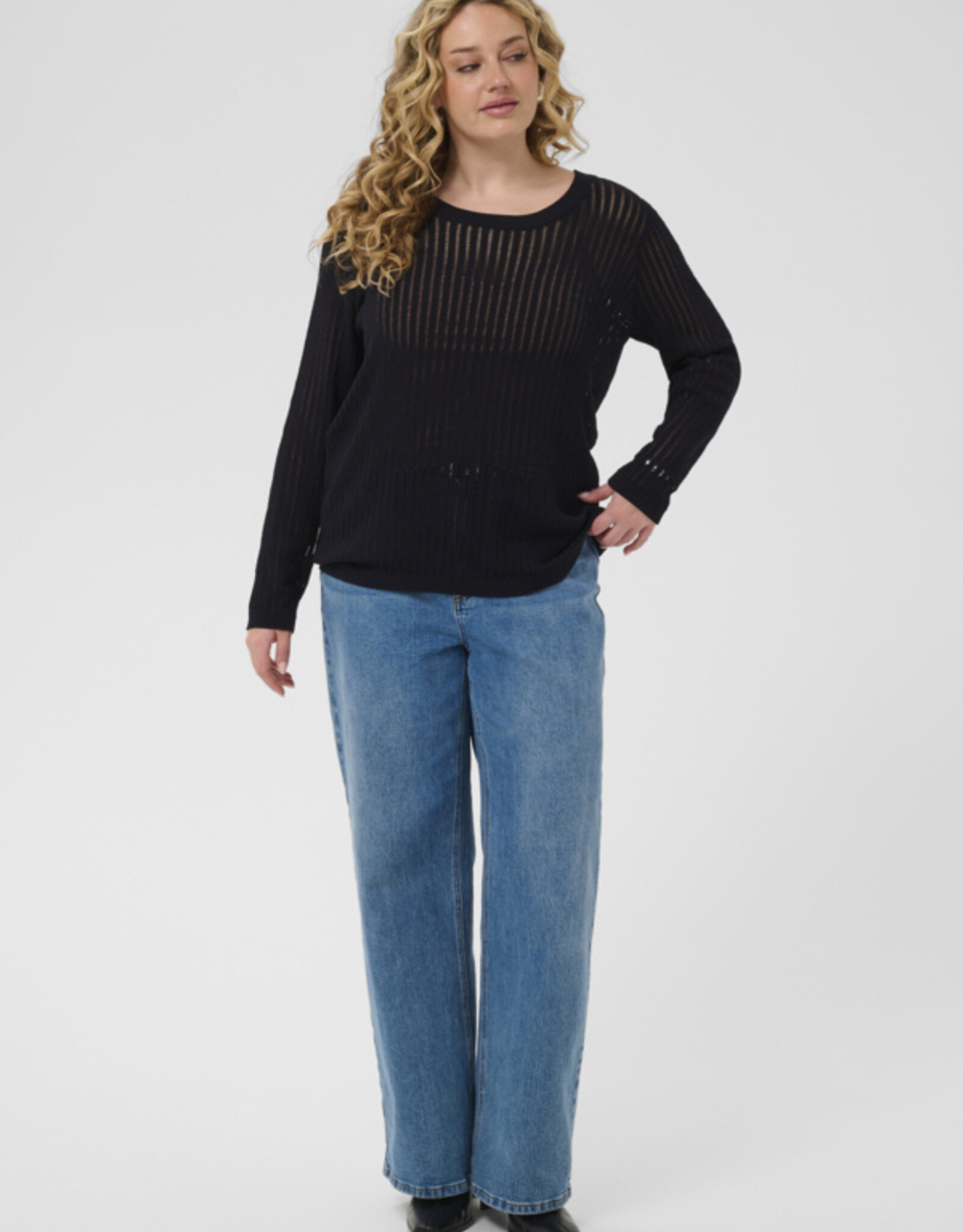 Kaffe Curve Kaffe Curve- KCabeline Pullover