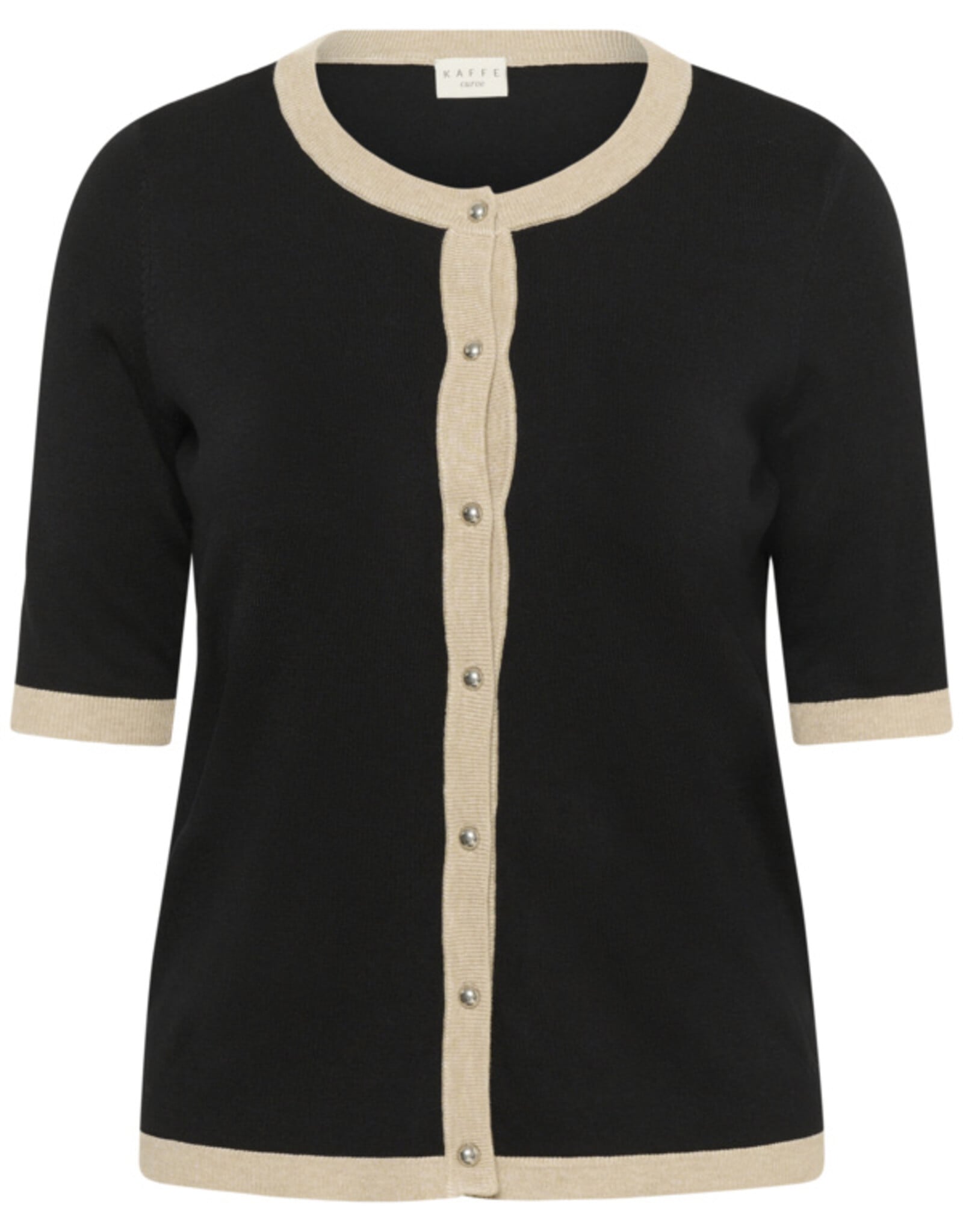 Kaffe Curve Kaffe Curve- KClizzy contrast cardigan