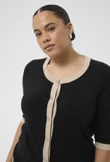 Kaffe Curve Kaffe Curve- KClizzy contrast cardigan