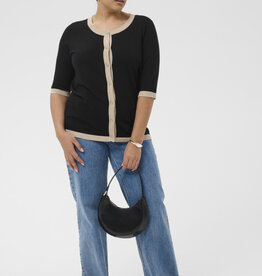 Kaffe Curve Kaffe Curve- KClizzy contrast cardigan