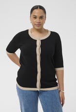Kaffe Curve Kaffe Curve- KClizzy contrast cardigan