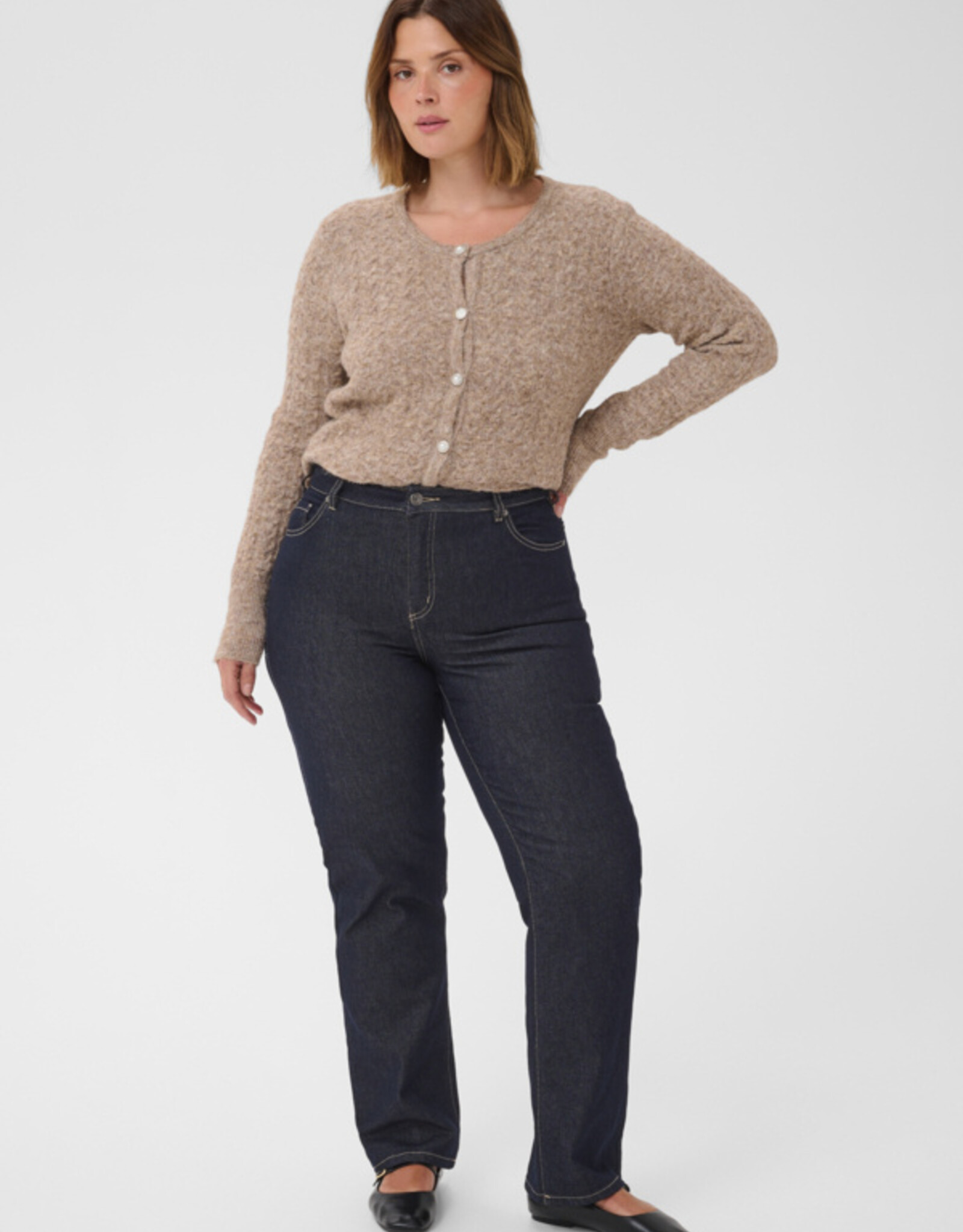 Kaffe Curve Kaffe Curve- Kcflora Straight Jeans