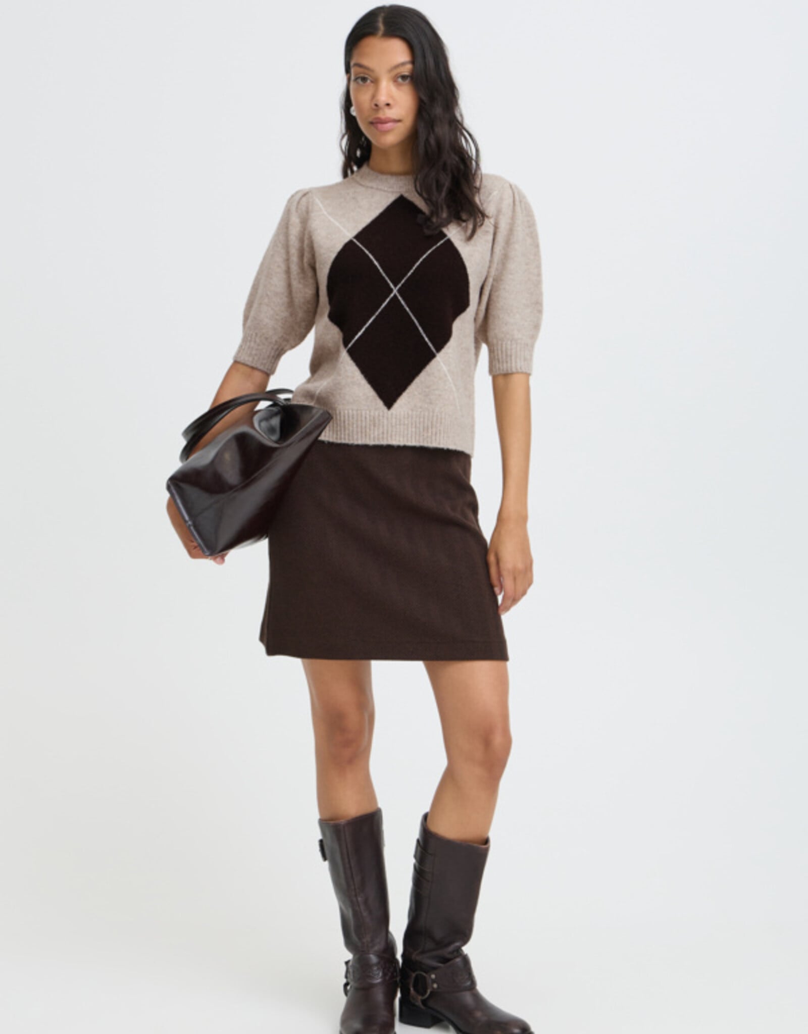 B.Young - BYOsmilla Short Sleeve Jumper