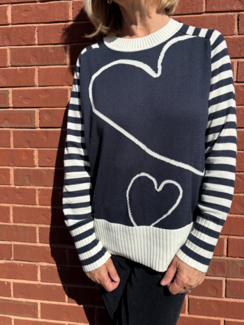 White Stuff 446714 Sienna Heart Jumper