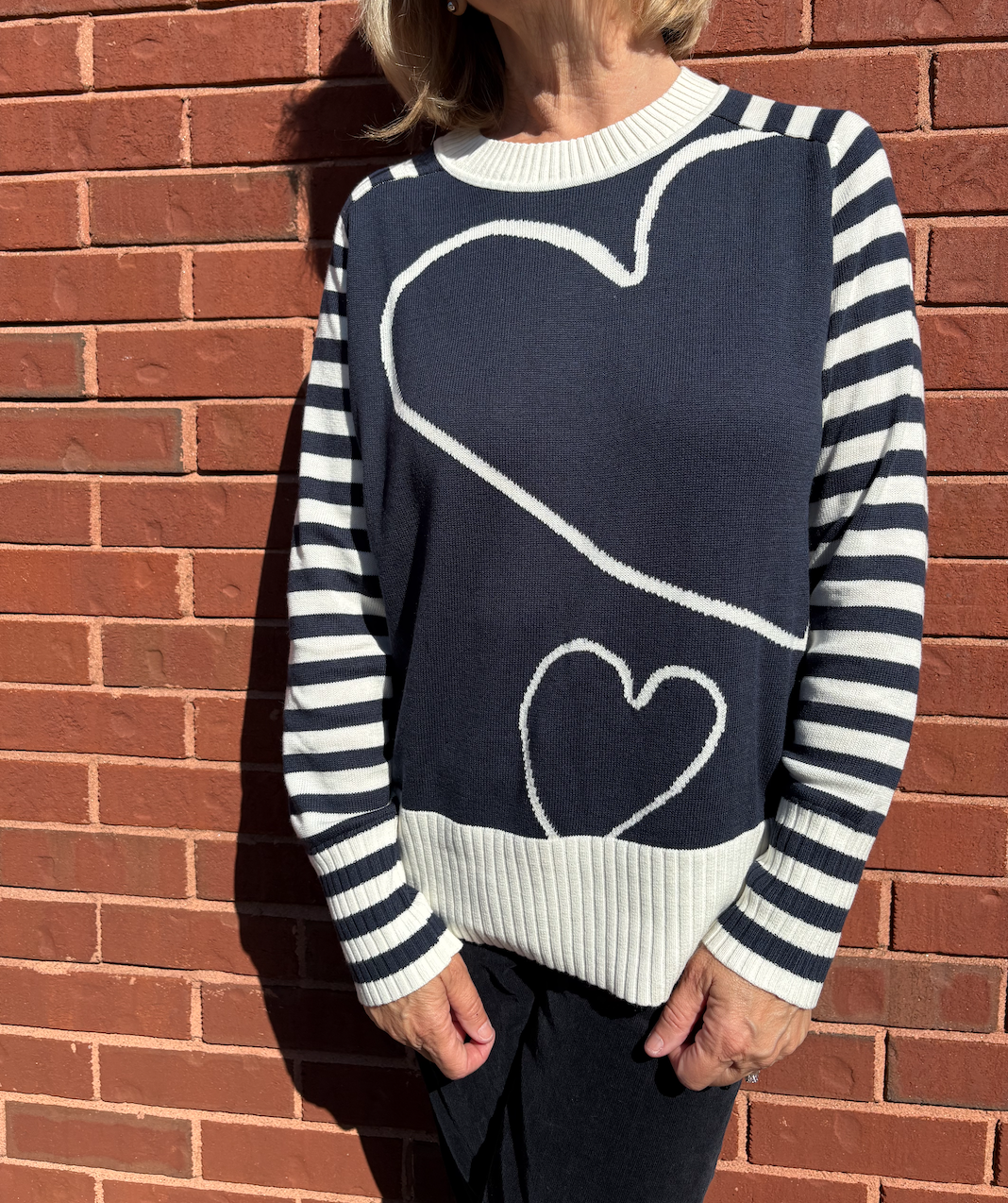 White Stuff 446714 Sienna Heart Jumper