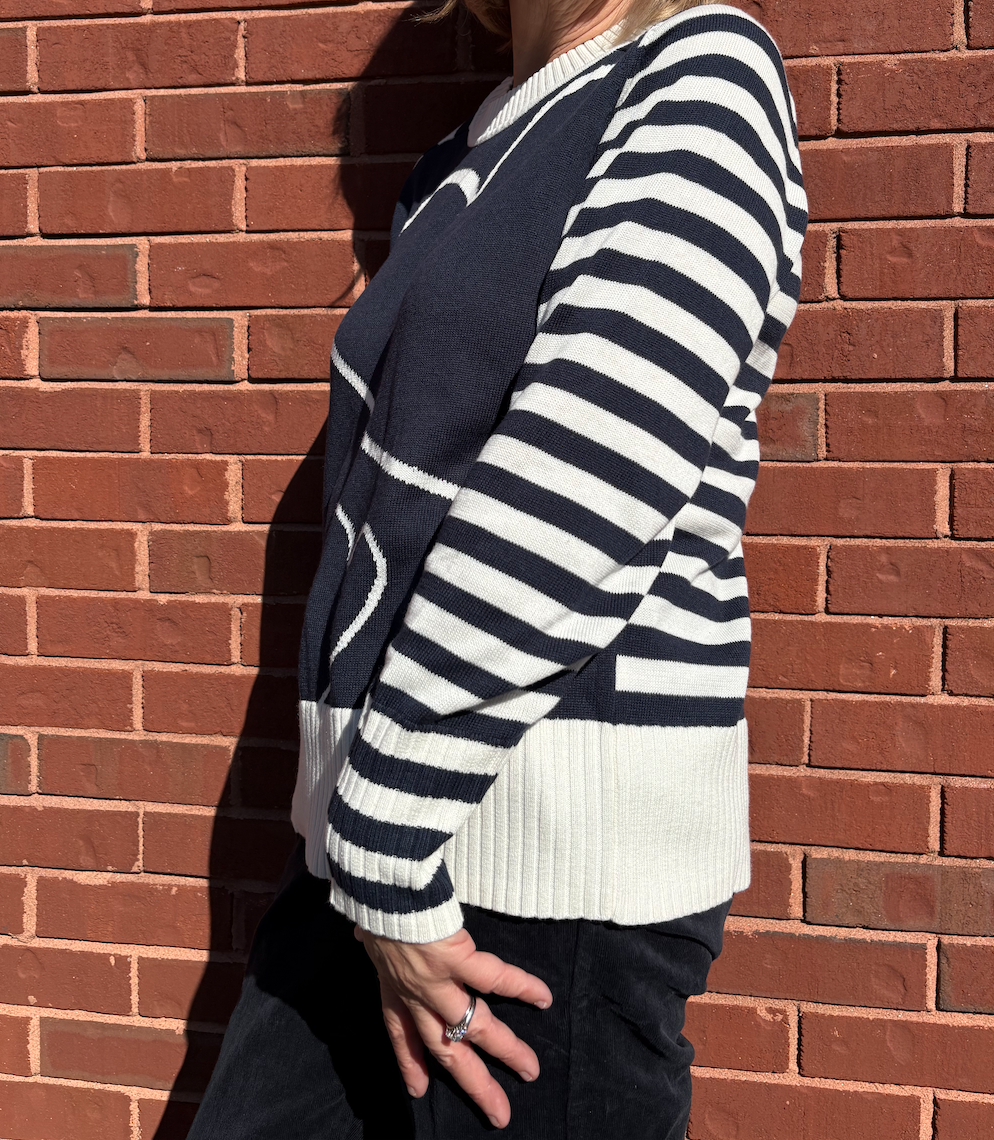 White Stuff 446714 Sienna Heart Jumper