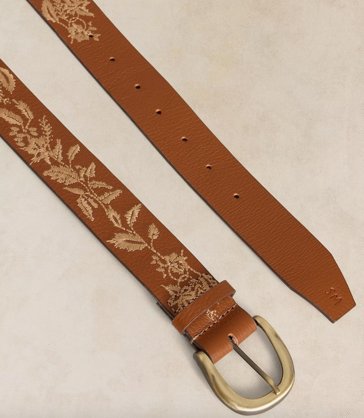 White Stuff 446958 Embroidered Belt