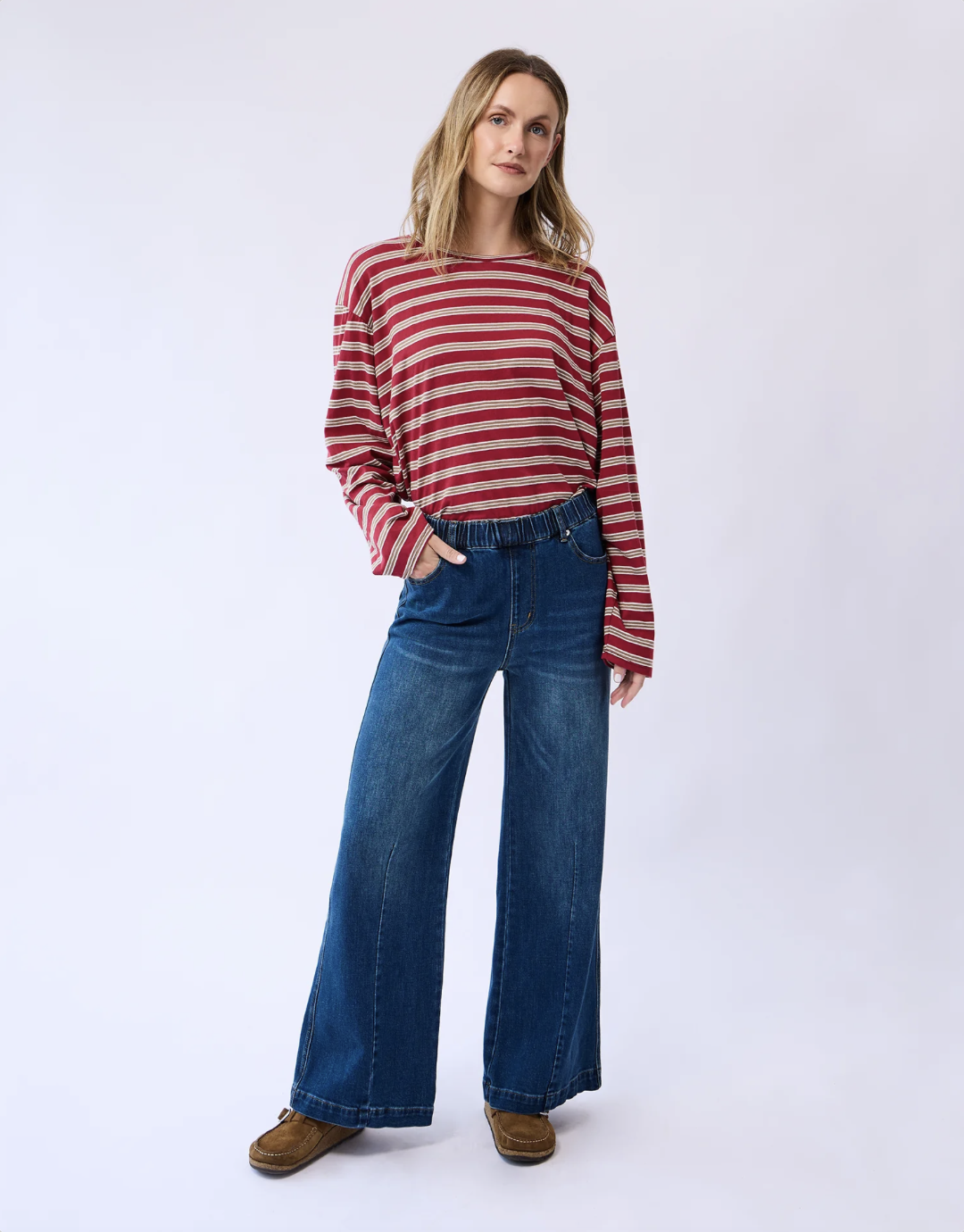 Yoga Jeans 3003 Alex Jeans Évasé Taille élastique