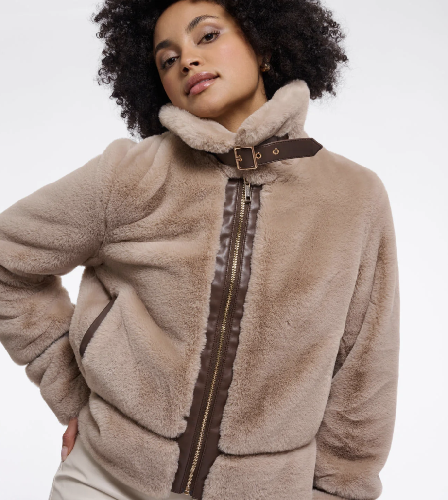 Rino & Pelle Manteau en fourrure vegane "Lambra"