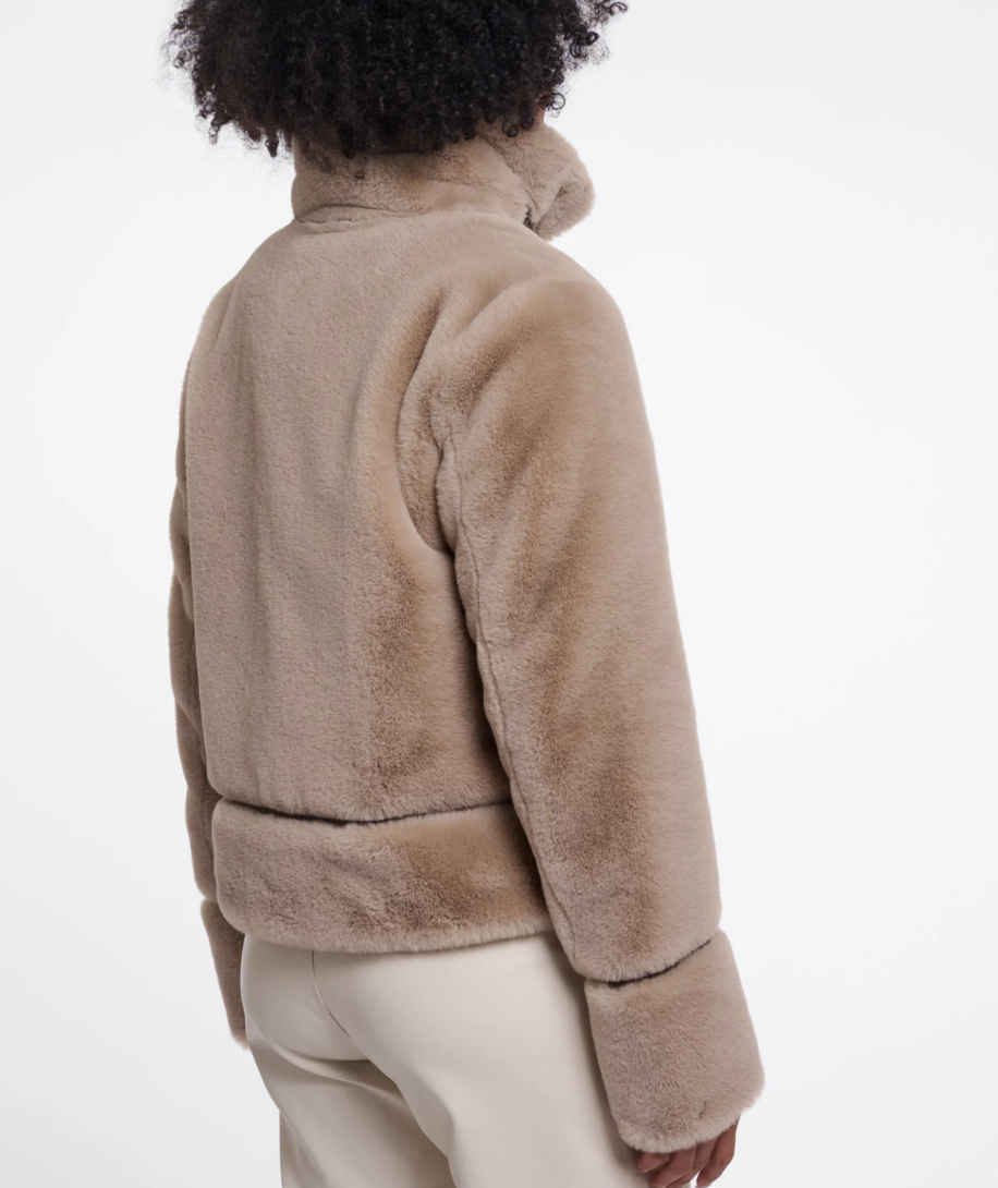 Rino & Pelle Manteau en fourrure vegane "Lambra"