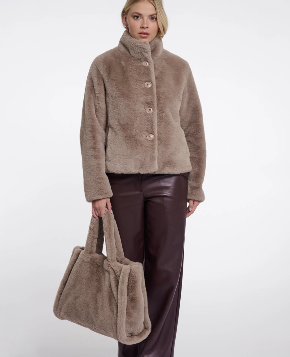 Rino & Pelle Sac Fourre-Tout Fourrure Vegane "Daan"