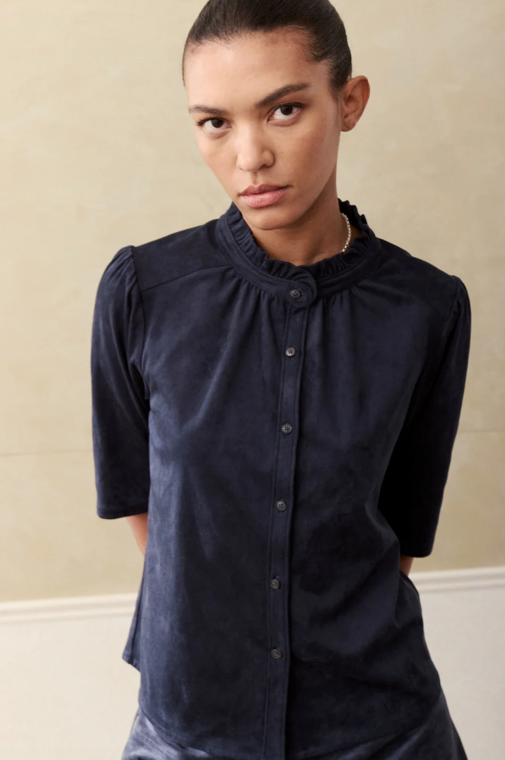 Melissa Nepton Jesse Blouse à Manches aux Coudes