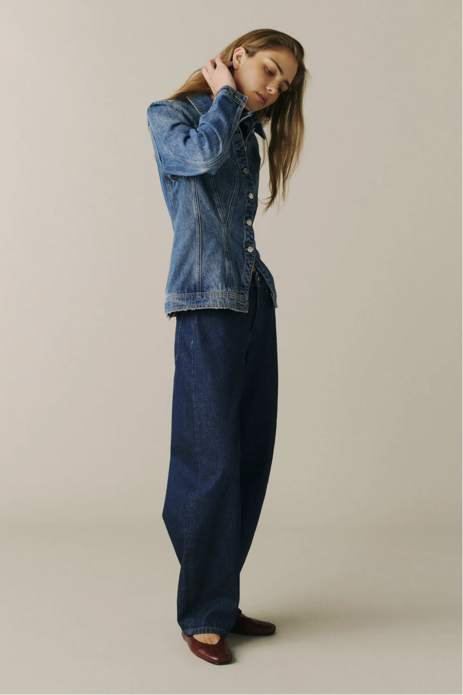 Warp + Weft Bna "Soft Curve" Pants Denim