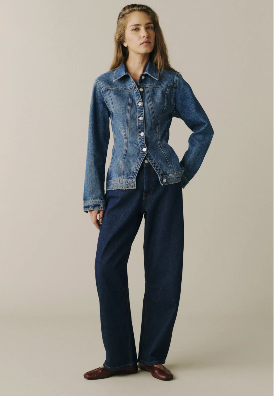 Warp + Weft Bna "Soft Curve" Pants Denim