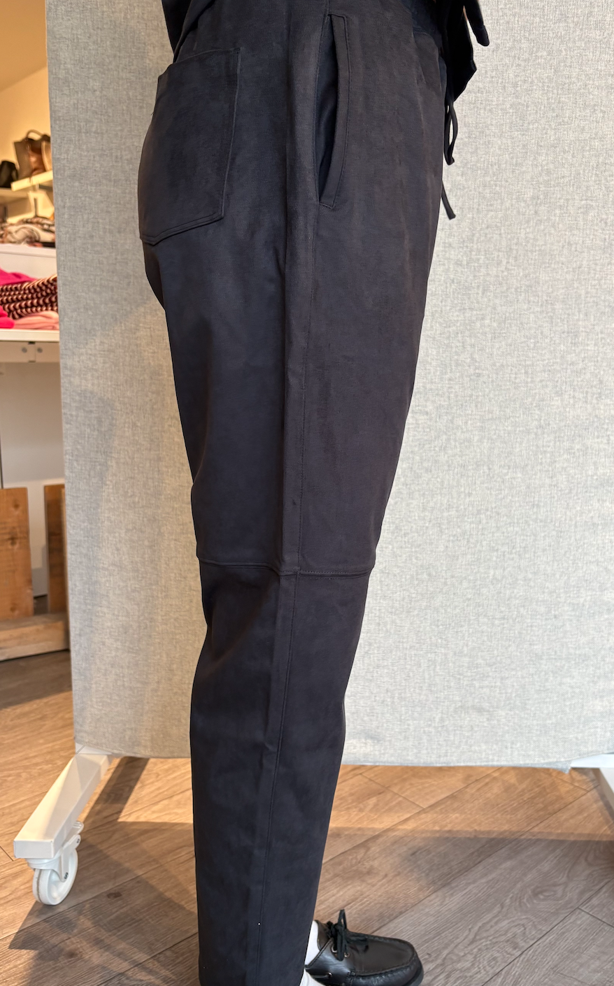 Melissa Nepton Pantalon en suède Pablo