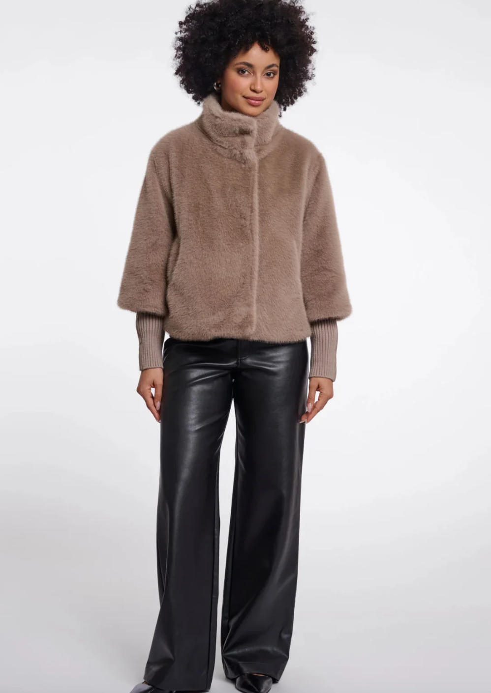 Rino & Pelle Manteau Fourrure Vegane Nesrin