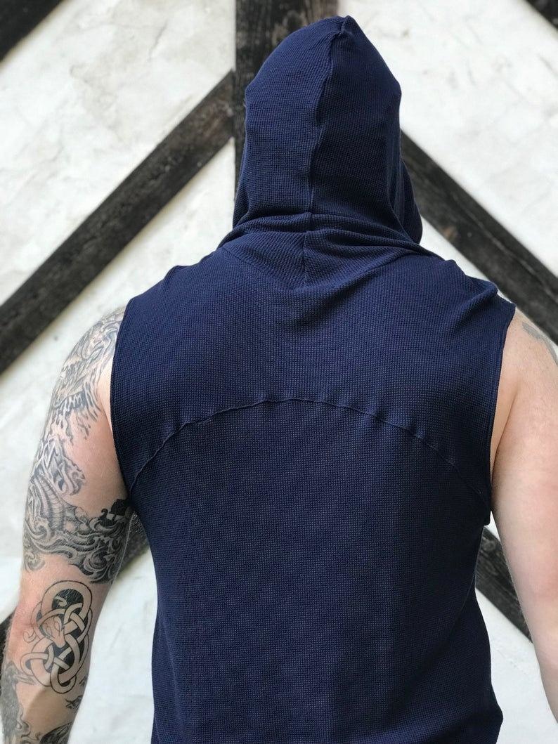 Thermal Tunic Hoodie: Sleeveless