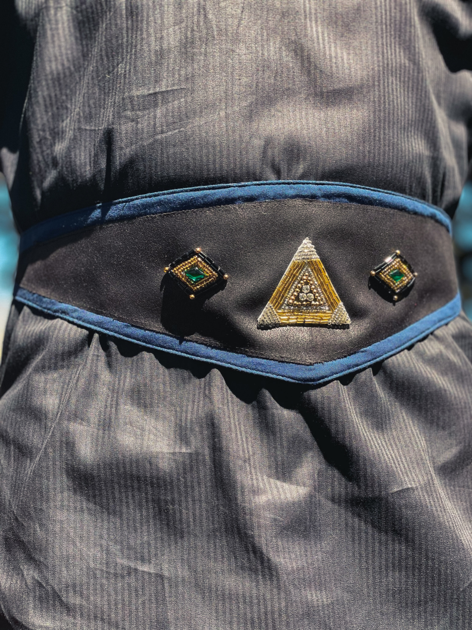 Magick Belt: Beaded Pyramid