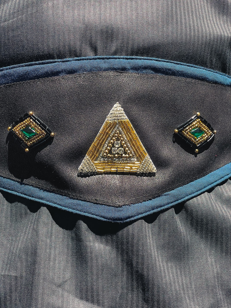 Magick Belt: Beaded Pyramid