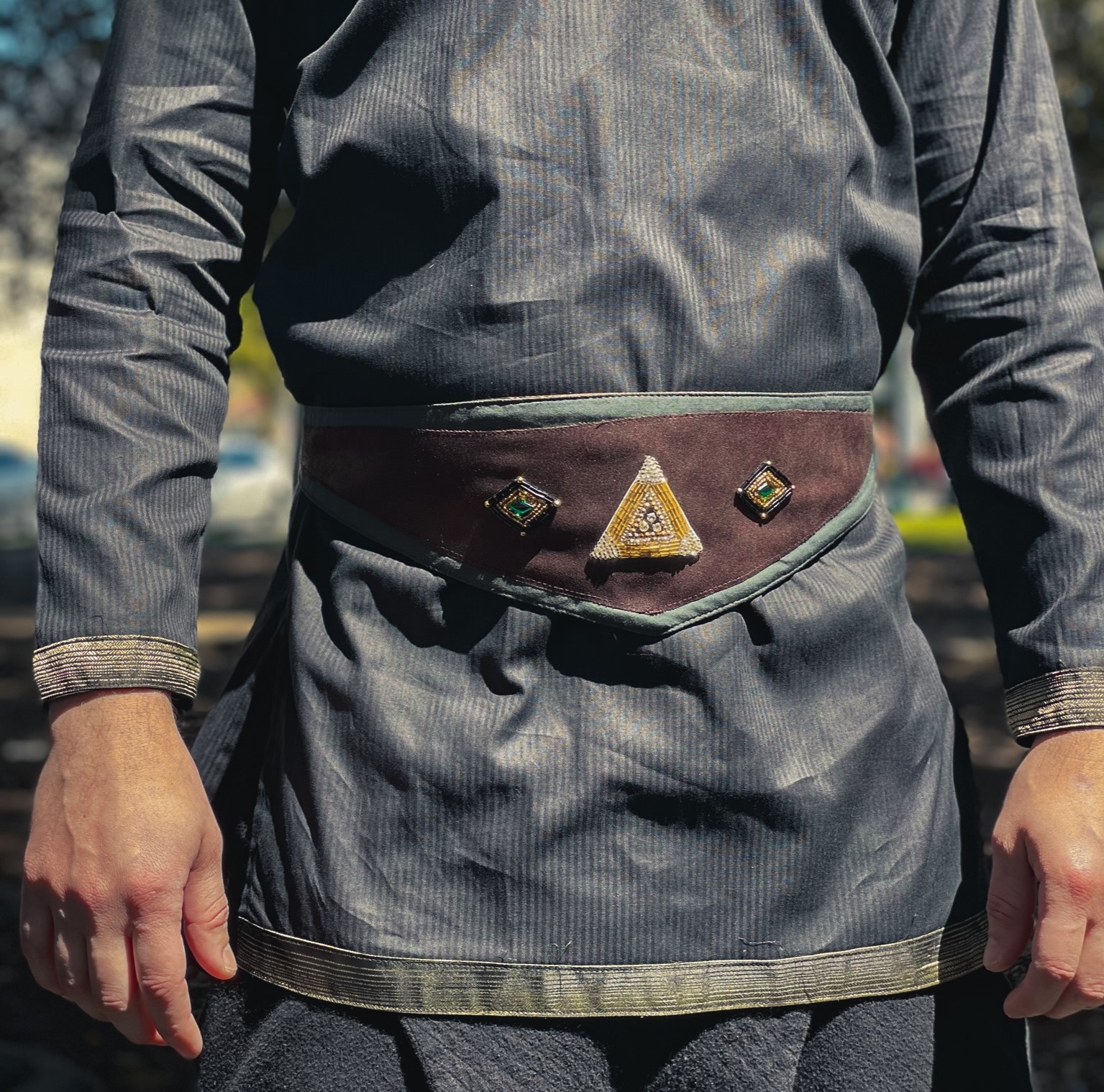 Magick Belt: Beaded Pyramid