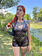Romper: Metallic Knit