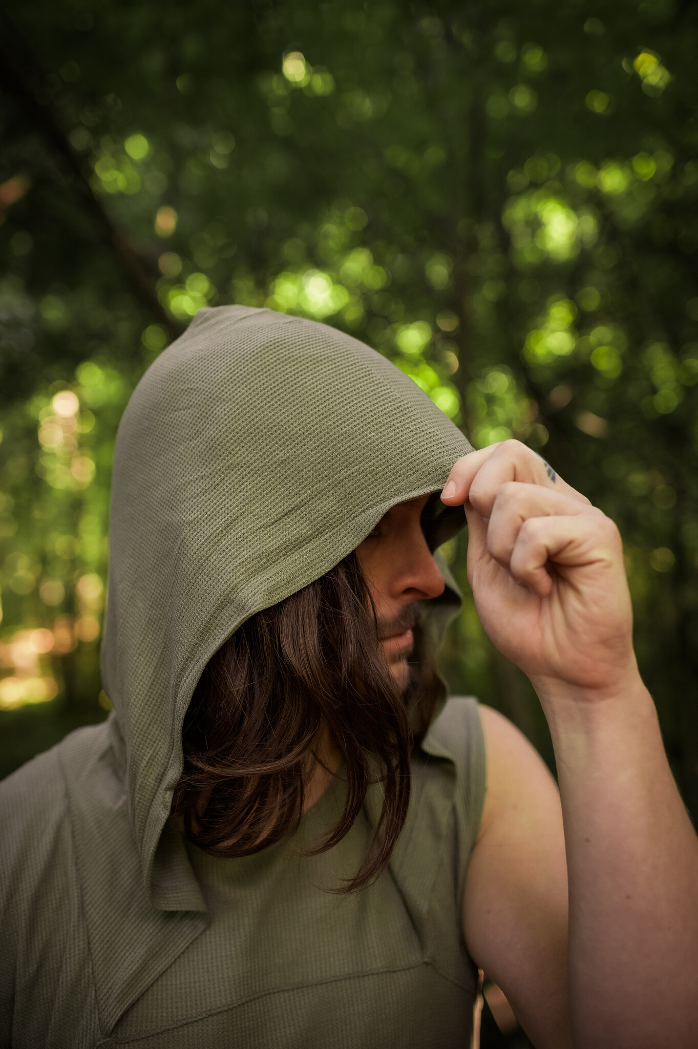 Thermal Tunic Hoodie: Sleeveless