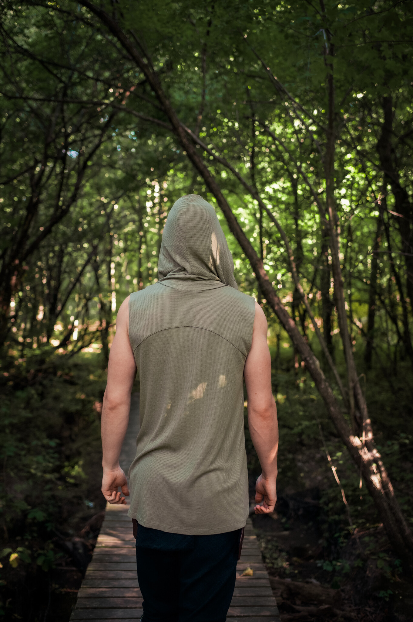 Thermal Tunic Hoodie: Sleeveless