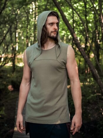 Thermal Tunic Hoodie: Sleeveless