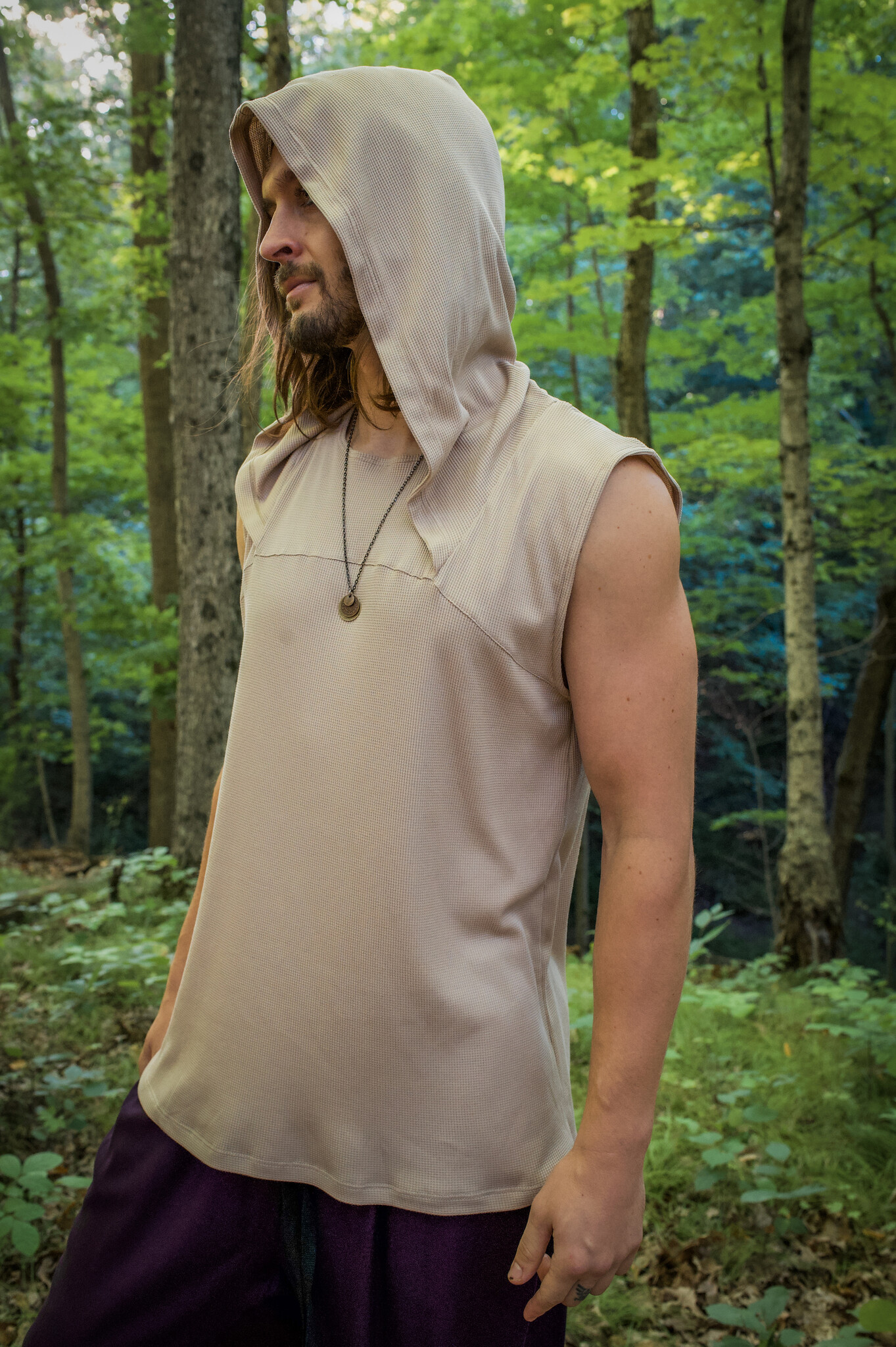 Thermal Tunic Hoodie: Sleeveless