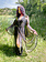 Priestess Cloak: Sheer with Gold Amulet