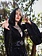 Priestess Cloak: Black Sequin
