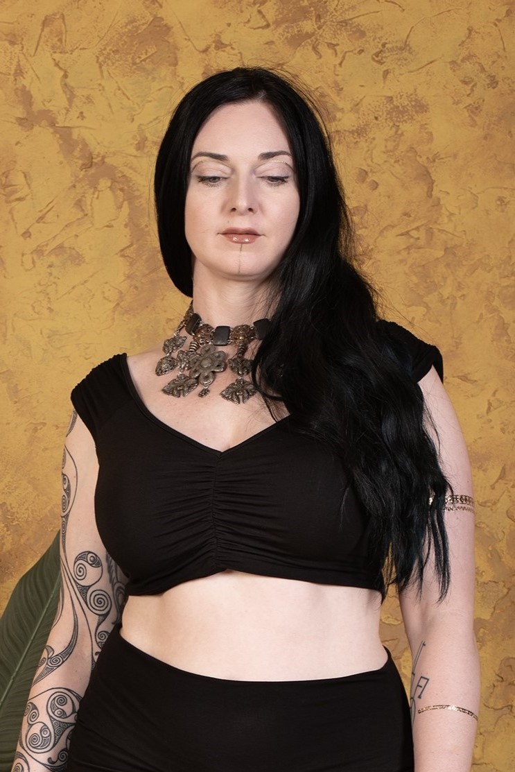 Pyramid Crop Top : Knit