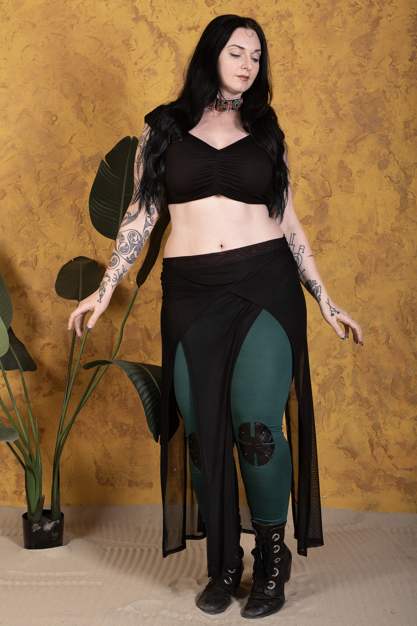 Four Panel Skirt : Mesh