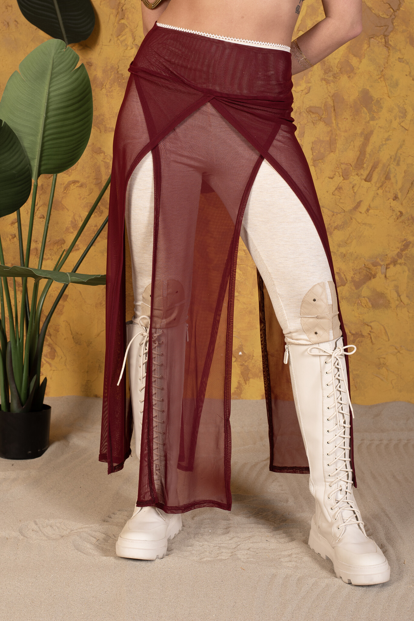 Four Panel Skirt : Mesh