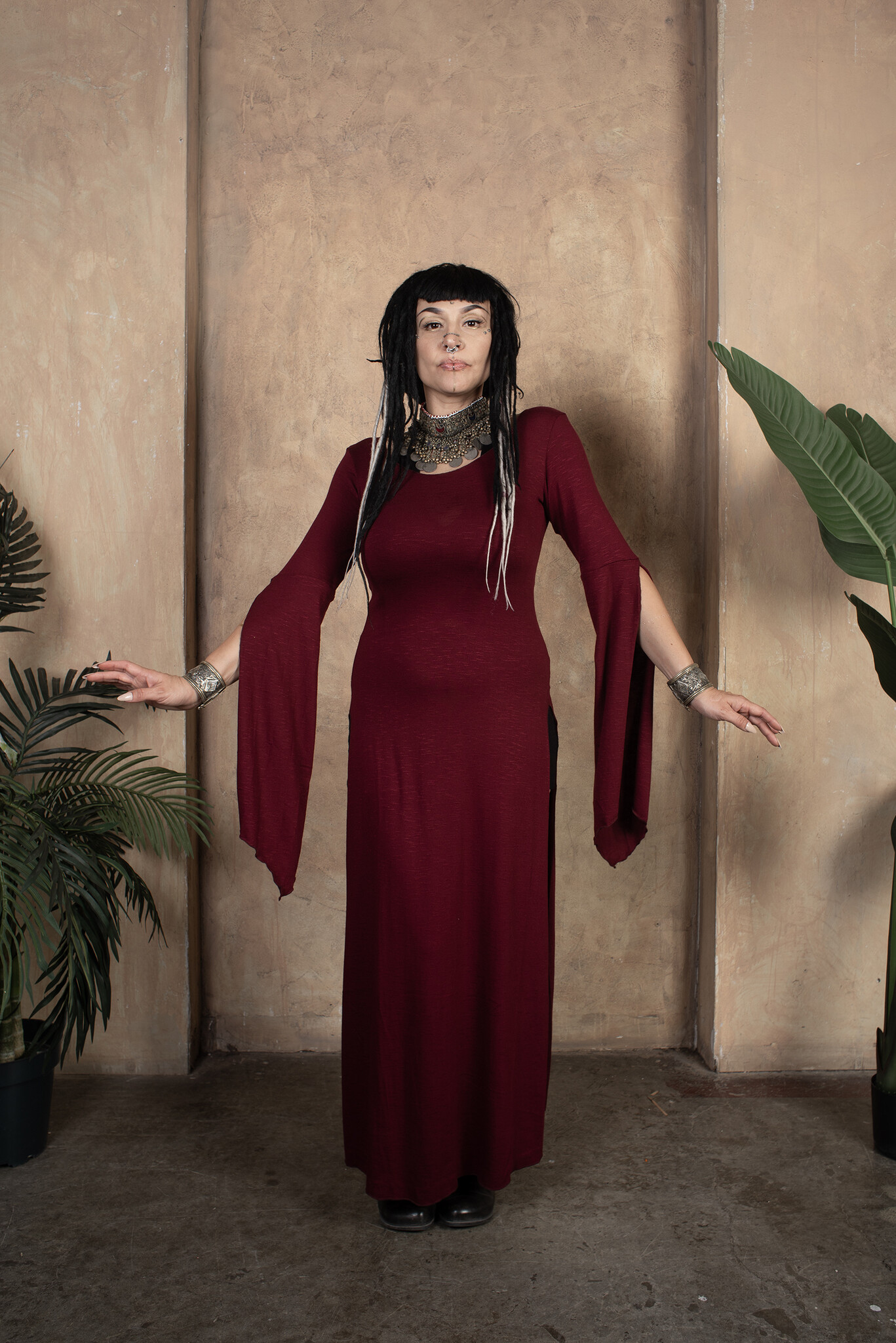 Panel Dress:  Long Sleeve