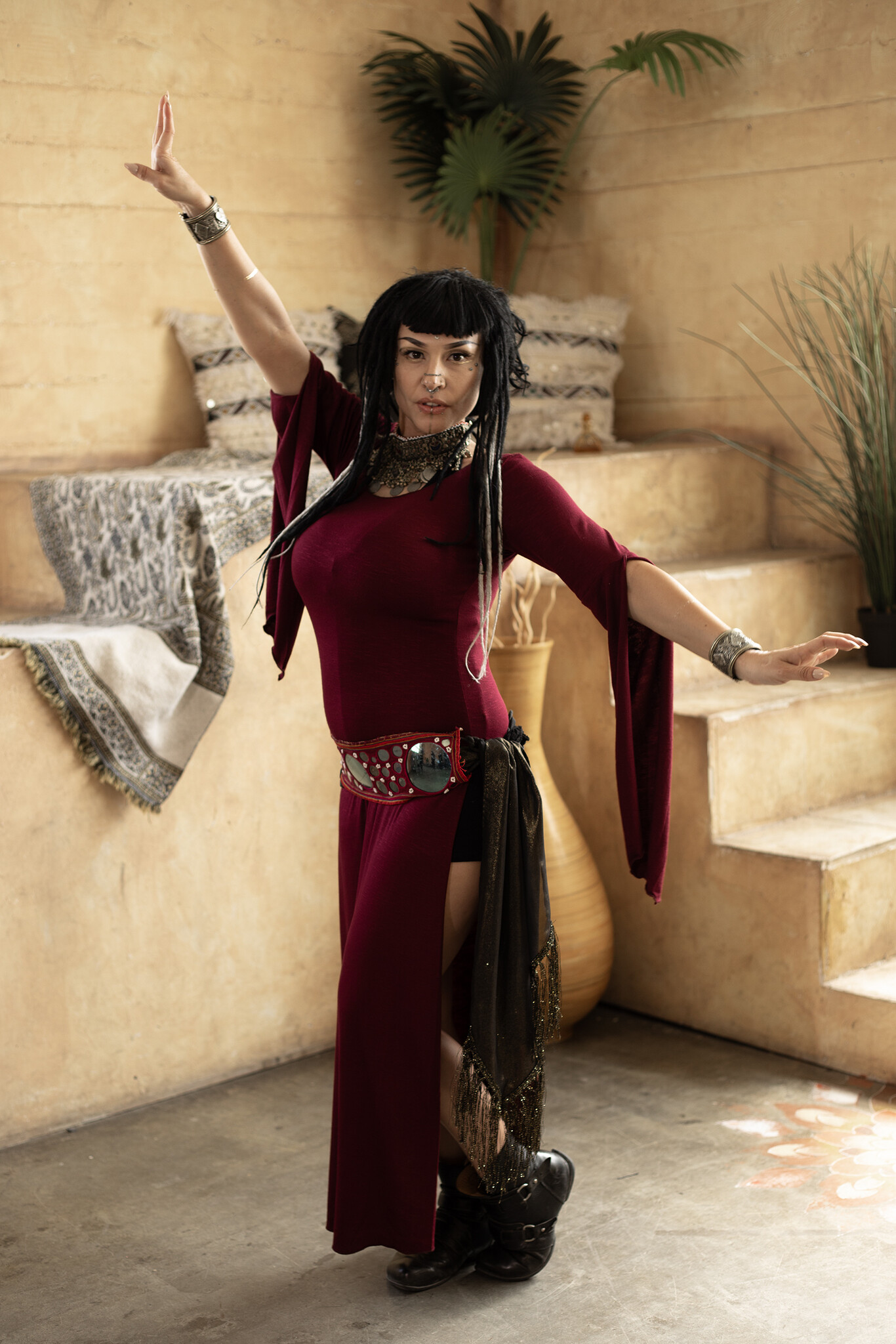 Panel Dress:  Long Sleeve