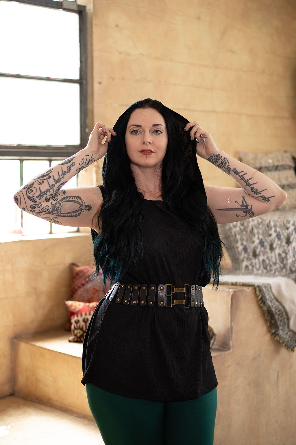 Thermal Tunic Hoodie: Sleeveless