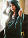 Hooded Mantle Wrap: Mesh + Clover