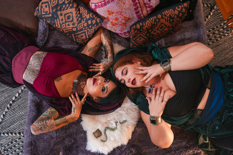 Magick Wrap: Mesh Garnet