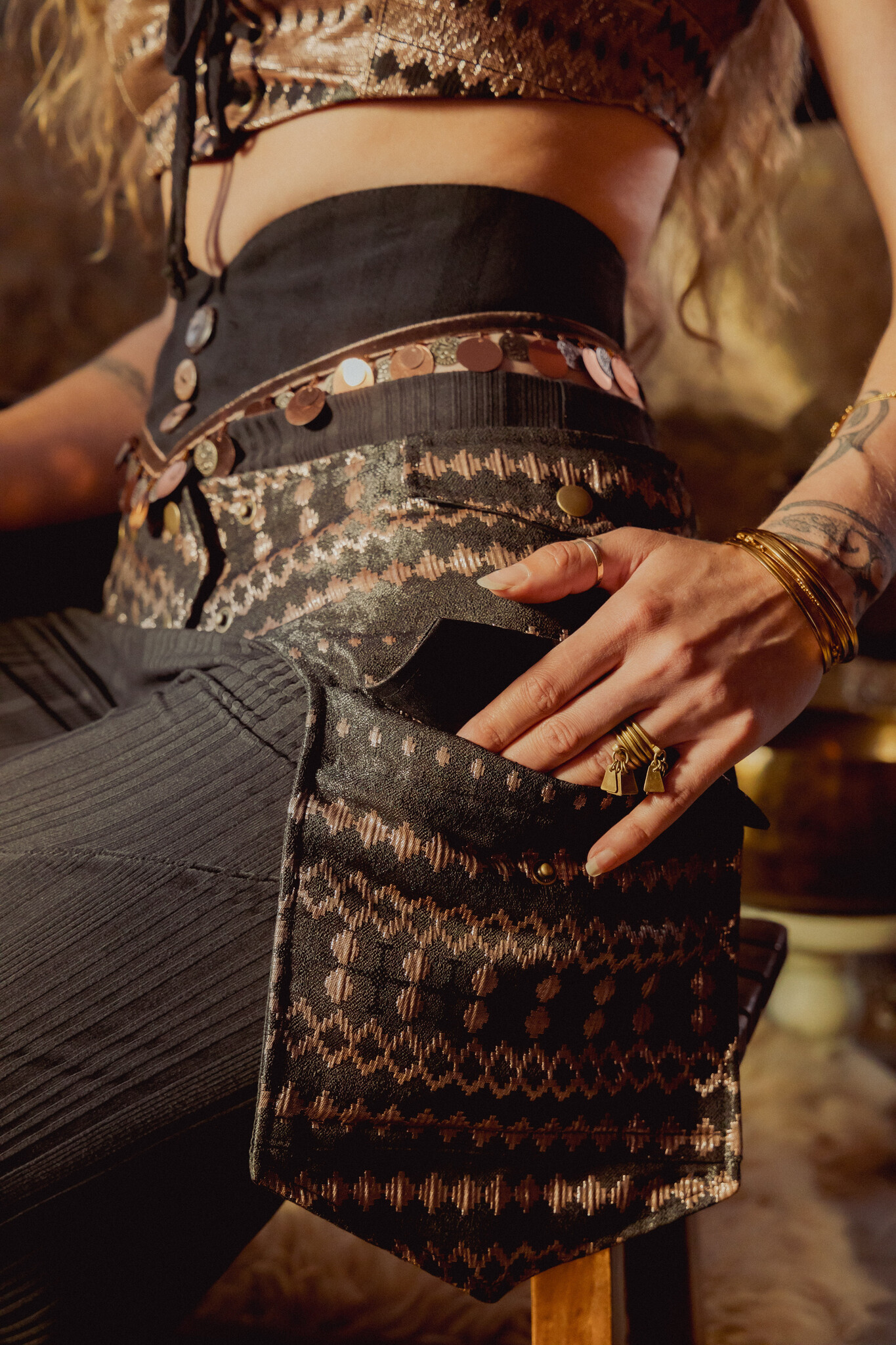 Pocket Belt: Avalon Copper/Black