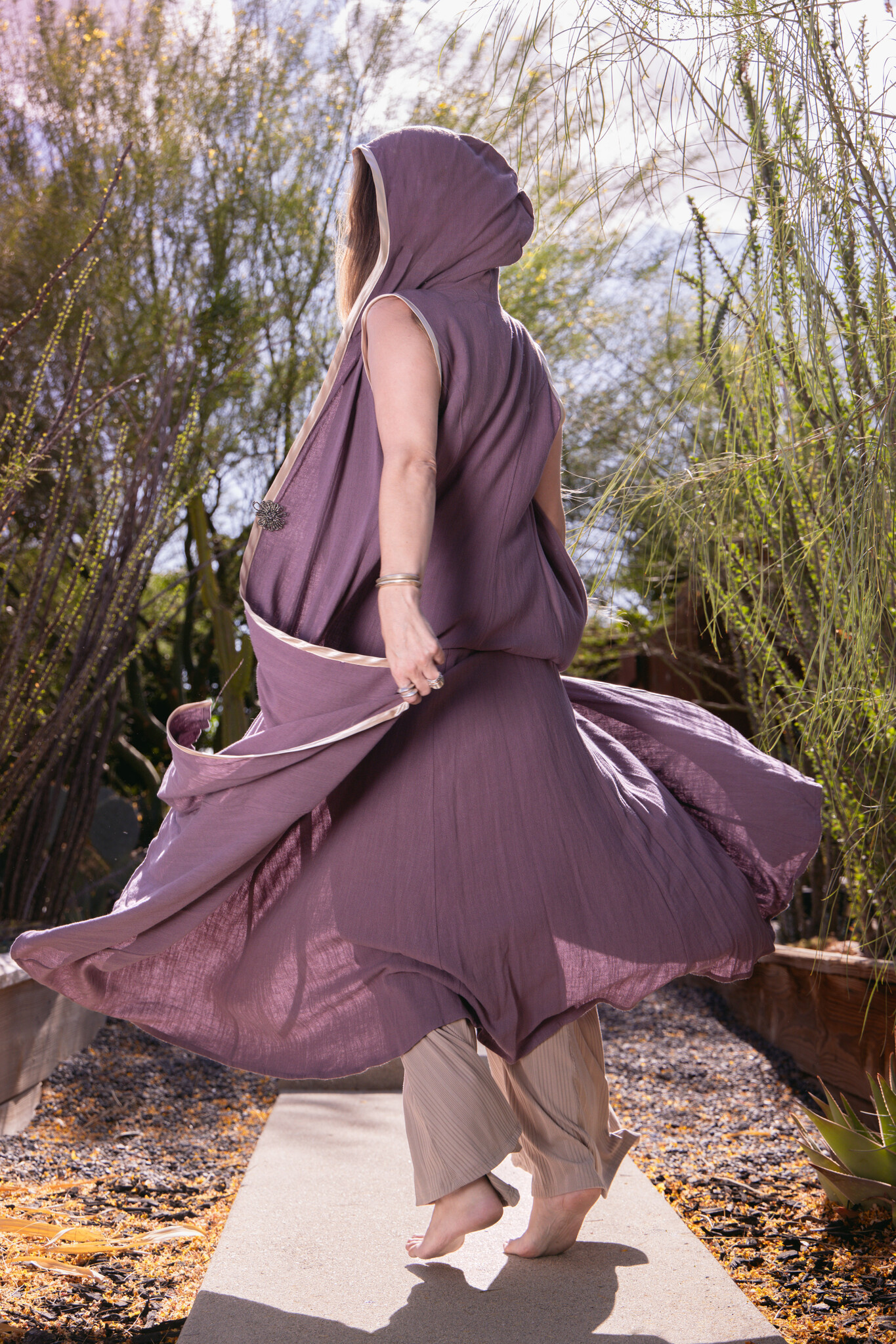 The Avalon Vest with Hood