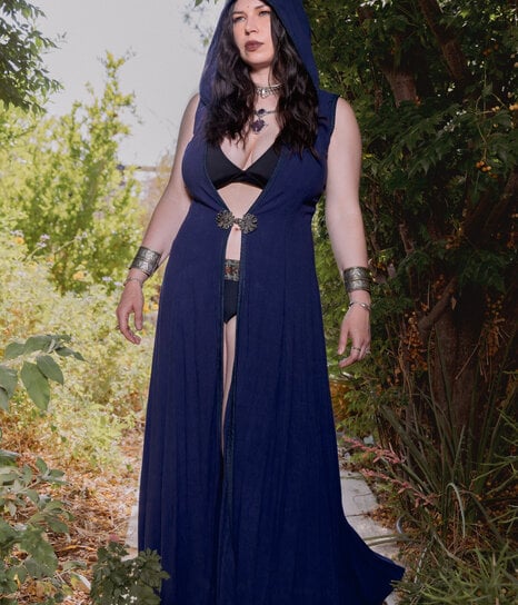 The Avalon Vest with Hood - Opal Moon Designs