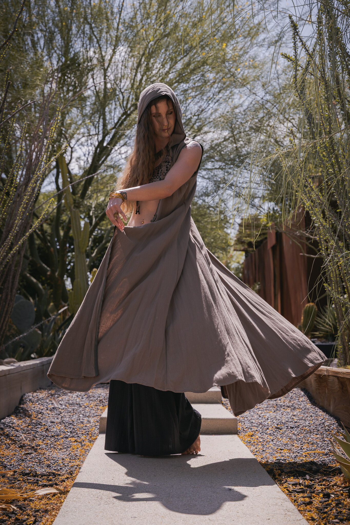 The Avalon Vest with Hood