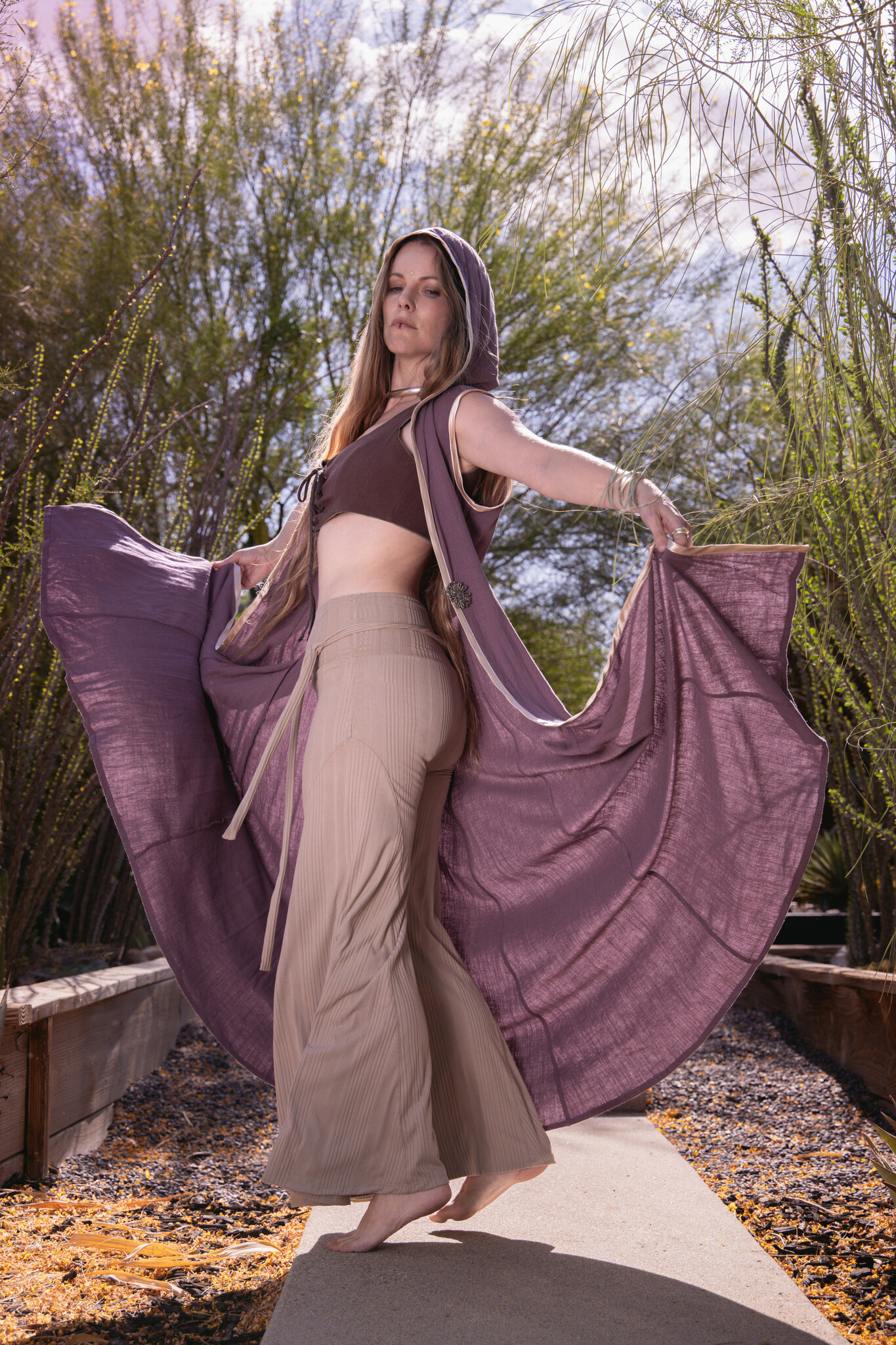 Crescent Flare Pants