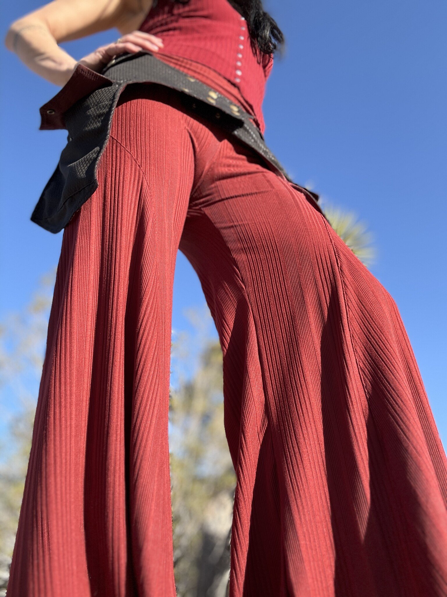 Crescent Flare Pants