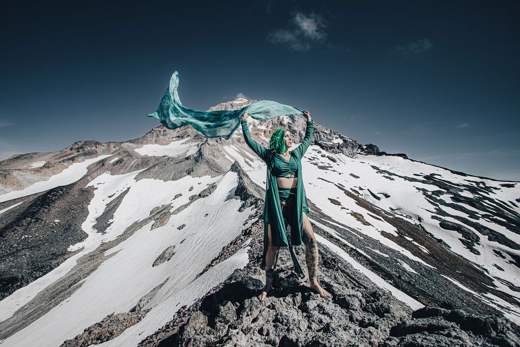 Pyramid Crop Top : Mesh