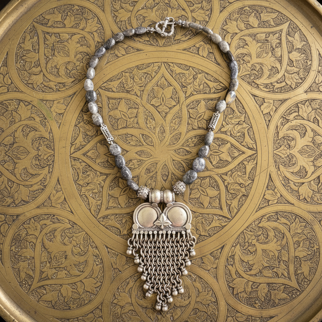 Owlcrest Shield Necklace