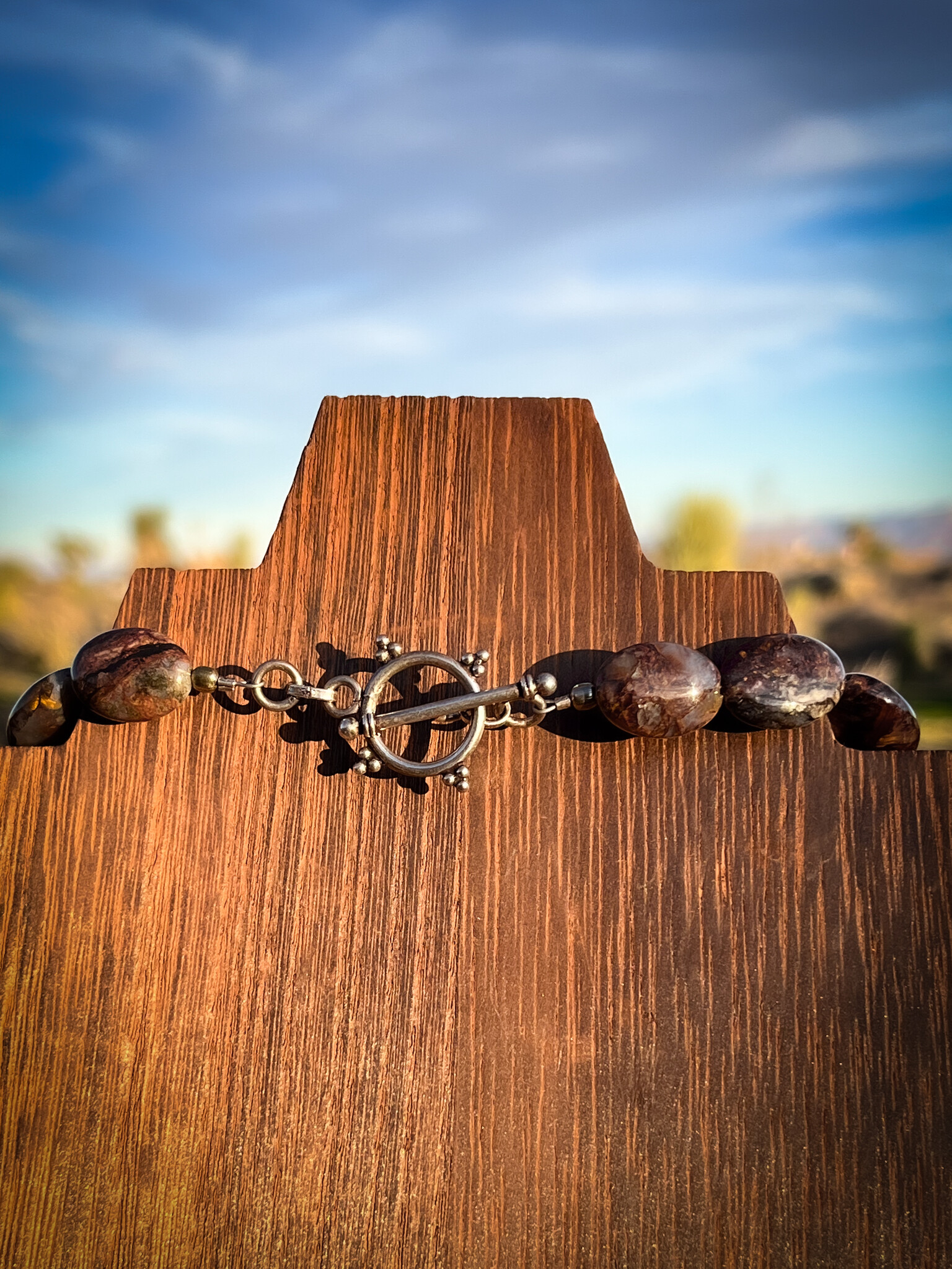 The StormCaller's Necklace - Pietersite and Pyrite