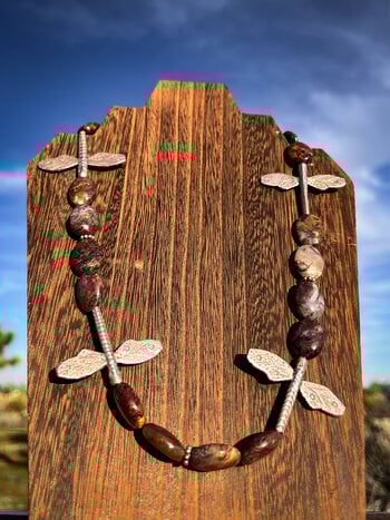 SilverWing Dragonfly Necklace